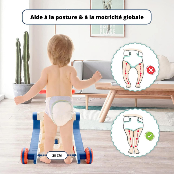 Trott'Éveil 5-en-1 pour - Motricité Globale