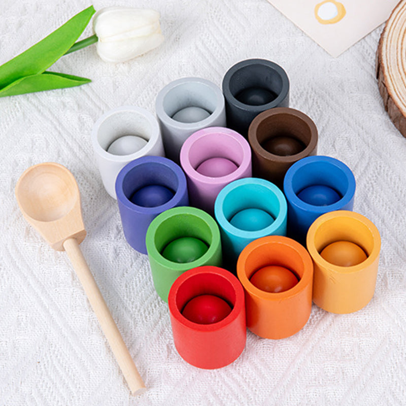 Jeu d'Eveil Montessori en Bois 26 Pcs- Motricité Fine